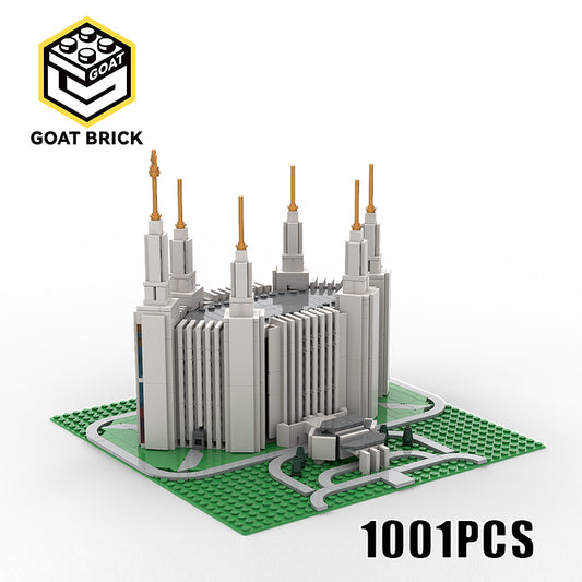 Goat Bricks Washington D.C. Temple Building Blocks Model
