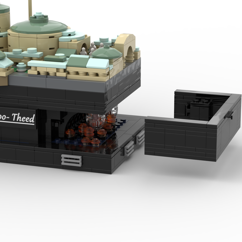 Goat Bricks Star Movie Theed (Architecture Collection) Building Blocks Model