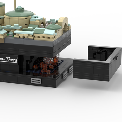 Goat Bricks Star Movie Theed (Architecture Collection) Building Blocks Model