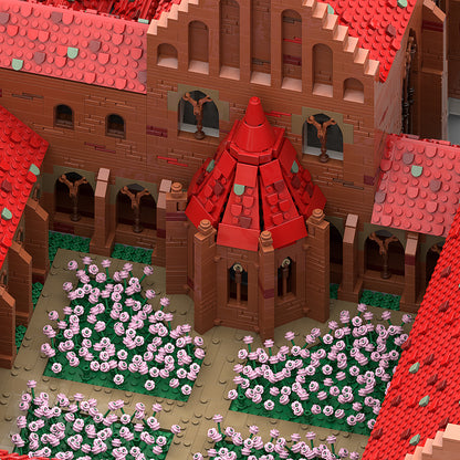 Goat Bricks Kloster St. Pius - North German Monastery Building Blocks Model