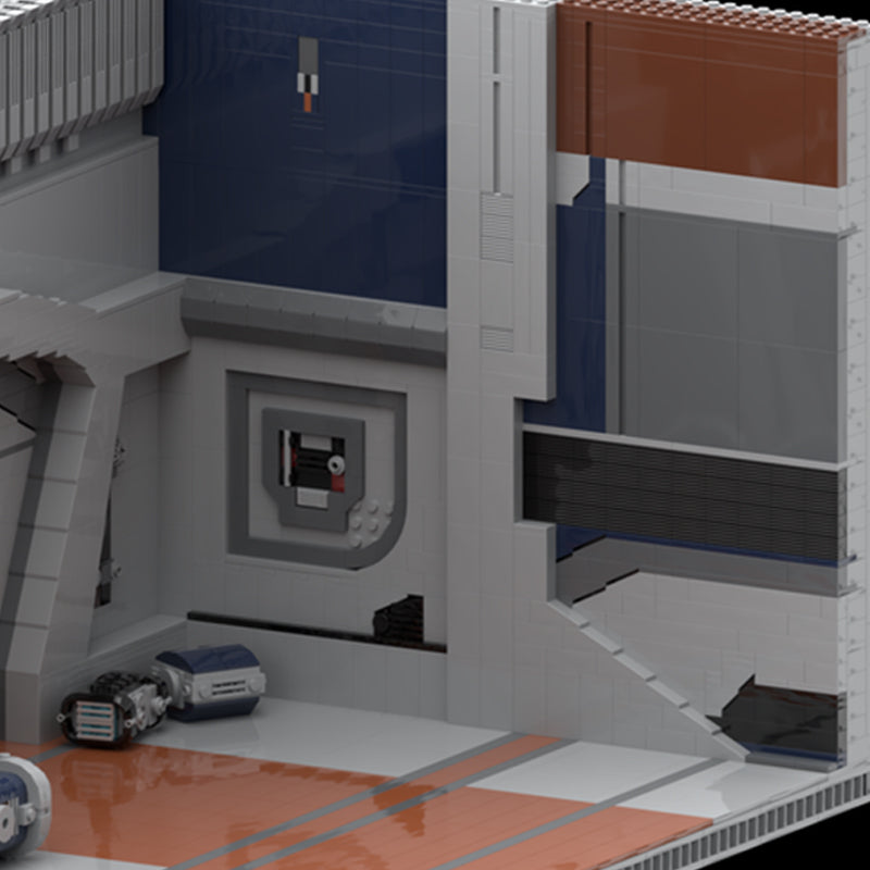 Goat Bricks Star Movie KUS Hangar Building Blocks Model