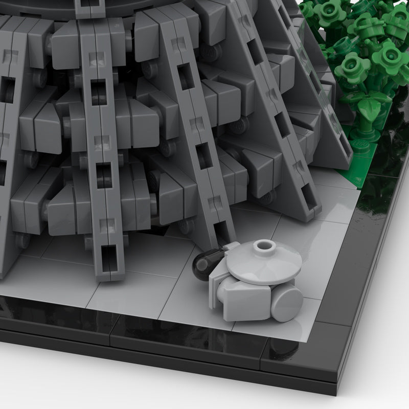 Goat Bricks Star Movie Yavin 4 Rebel Base - Architecture Scale Building Blocks Model