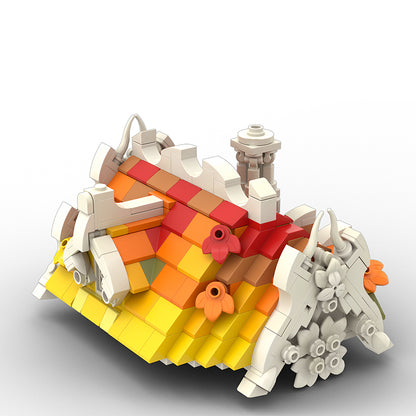 Goat Bricks Autumn-Birch-House [Cloud 9 Series] Building Blocks Model