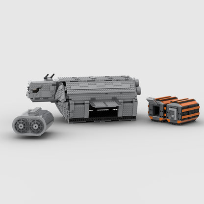 Goat Bricks Star Movie Imperial Heavy Freighter "The dependable Building Blocks Model