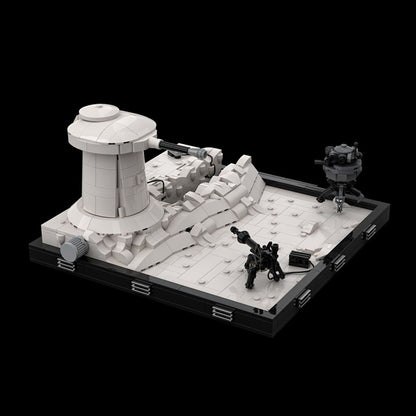 Goat Bricks Star Movie Battle of Hoth Diorama Building Blocks Model