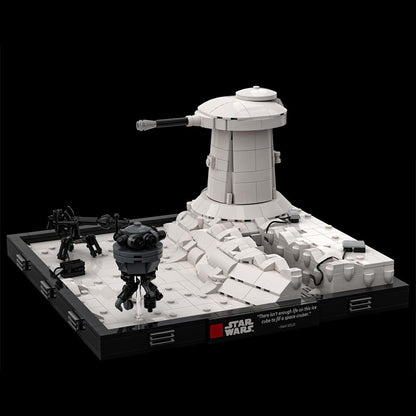 Goat Bricks Star Movie Battle of Hoth Diorama Building Blocks Model