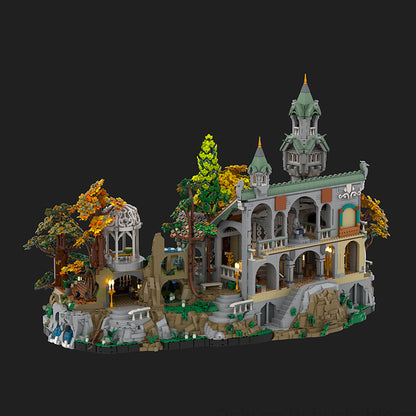 Goat Bricks Rivendell Display Base Building Blocks Model