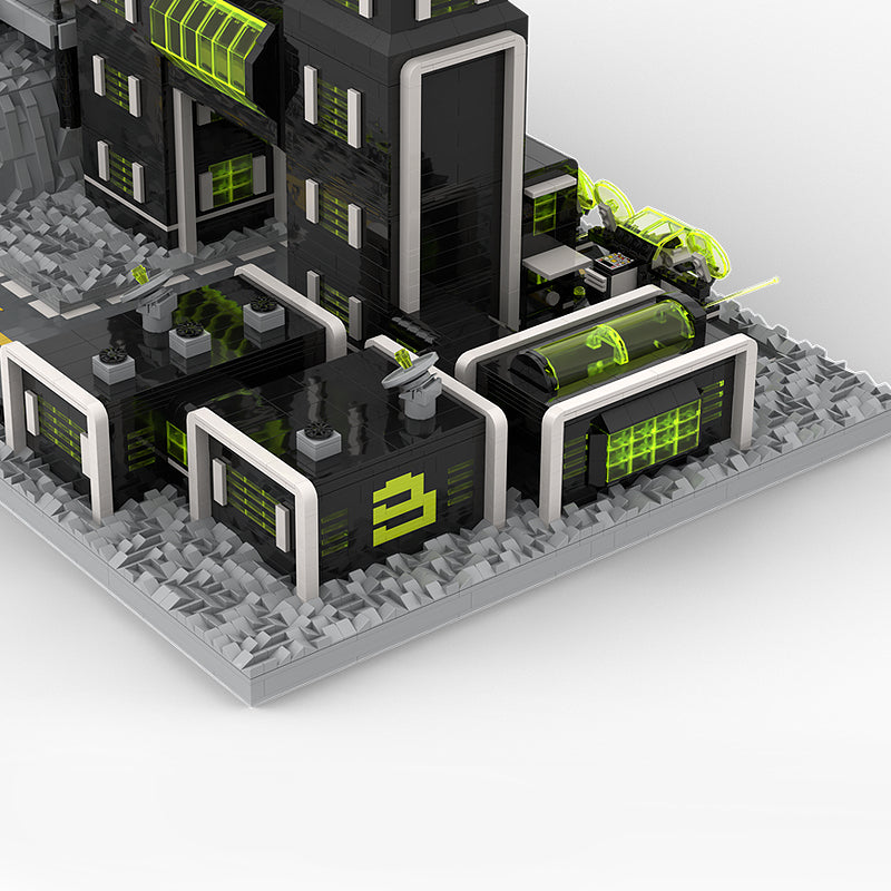 Goat Bricks Blacktron 2 Base Building Blocks Model