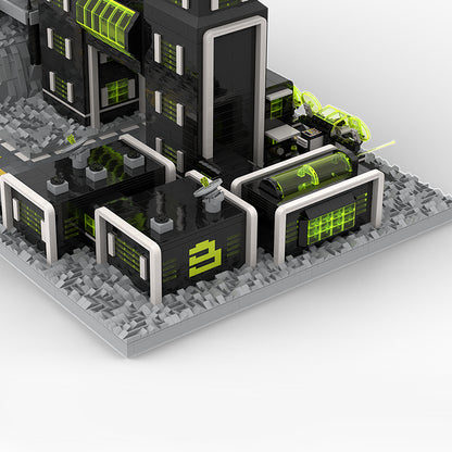 Goat Bricks Blacktron 2 Base Building Blocks Model