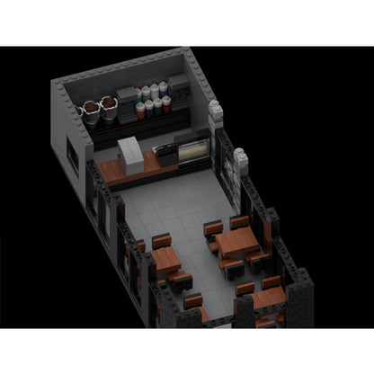 Goat Bricks Starbucks Building Blocks Model