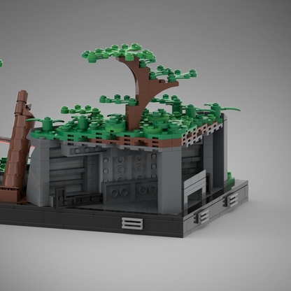 Goat Bricks Star Movie Endor Bunker Building Blocks Model