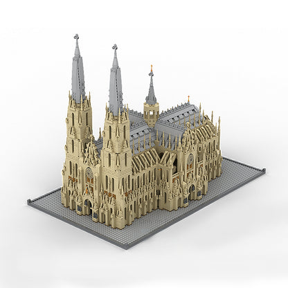 Goat Bricks Cologne Cathedral Building Blocks Model