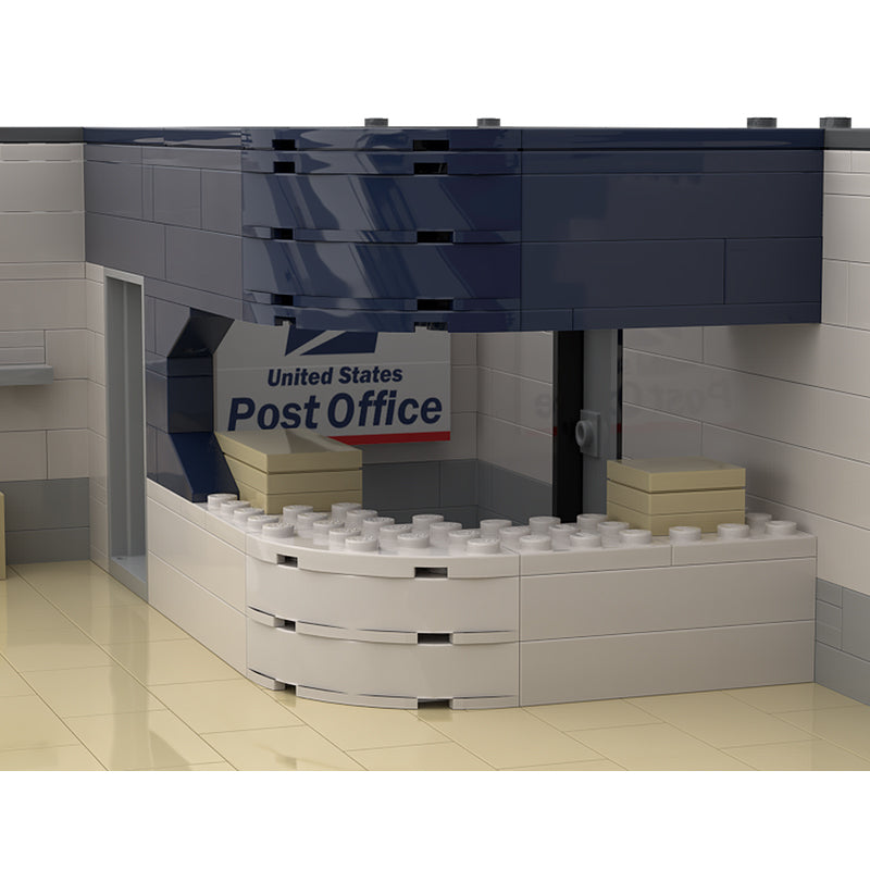 Goat Bricks Post Office Modular Building Building Blocks Model