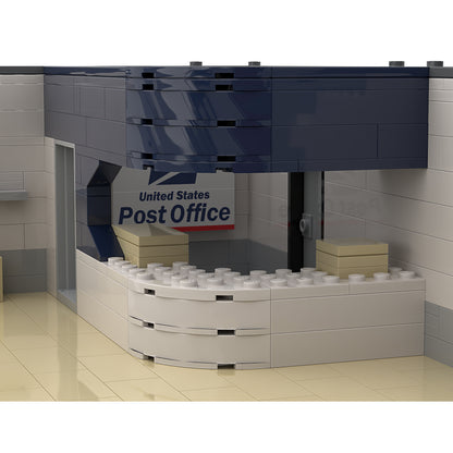 Goat Bricks Post Office Modular Building Building Blocks Model