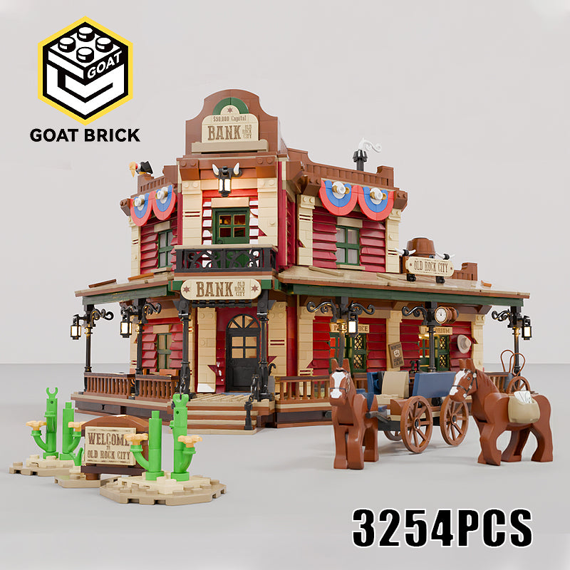 Goat Bricks OLD ROCK CITY Building Blocks Model