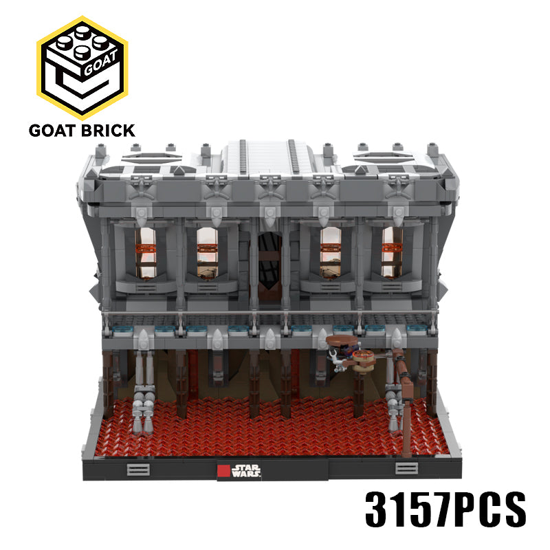 Goat Bricks Star Movie Separatist War Room on Mustafar Building Blocks Model