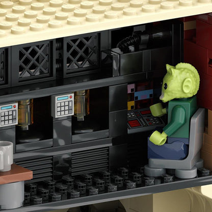 Goat Bricks Star Movie Andor - Streets of Ferrix - Workshop Building Blocks Model