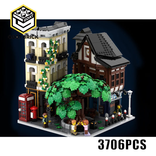 Goat Bricks Oak Corner (Modular) Building Blocks Model