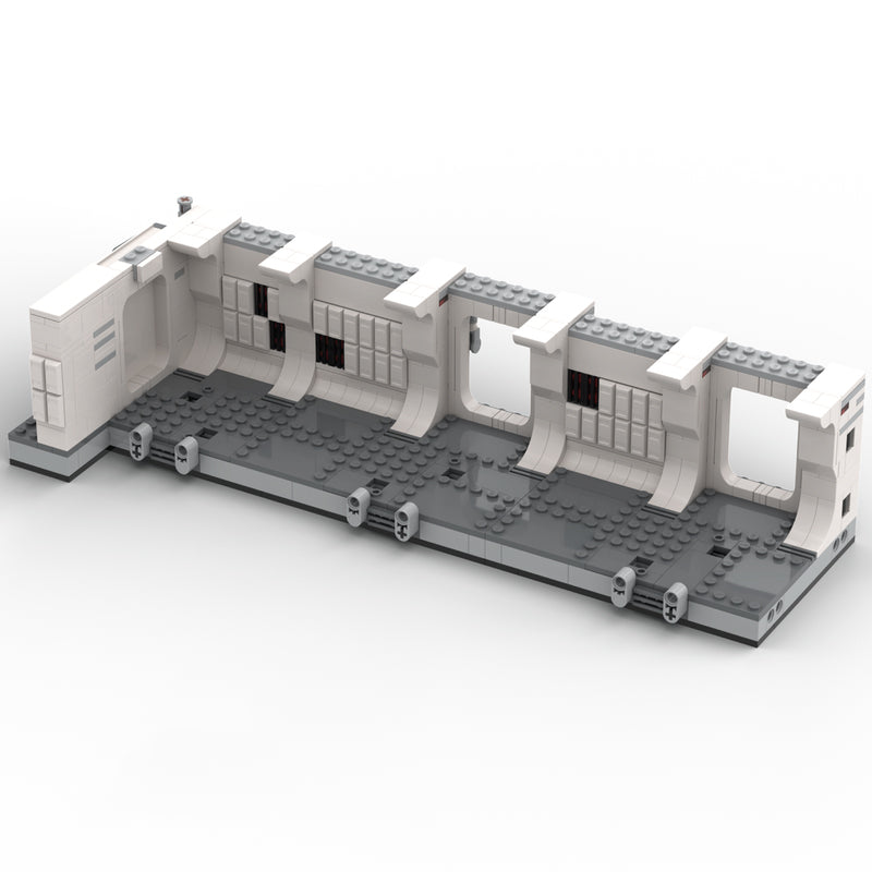Goat Bricks Star Movie Tantive IV Hallway Expansion Building Blocks Model