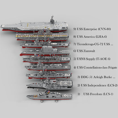 Goat Bricks United States Navy Building Blocks Model