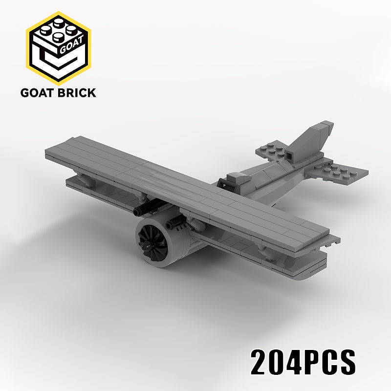 Goat Bricks Swordfish Mk. II Biplane Building Blocks Model