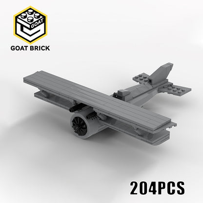 Goat Bricks Swordfish Mk. II Biplane Building Blocks Model