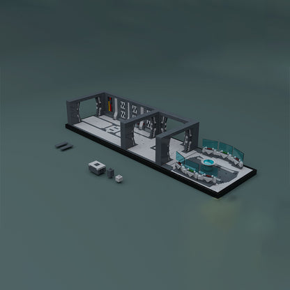 Goat Bricks Star Movie Survival Aboard The Venator- Straight Line Layout Building Blocks Model