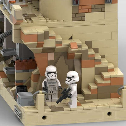 Goat Bricks Star Movie Rebel Hideout Building Blocks Model