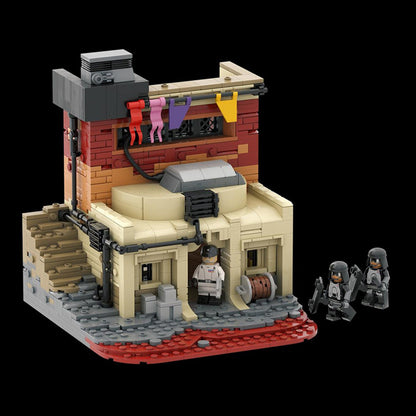 Goat Bricks Star Movie Andor - Streets of Ferrix - Workshop Building Blocks Model