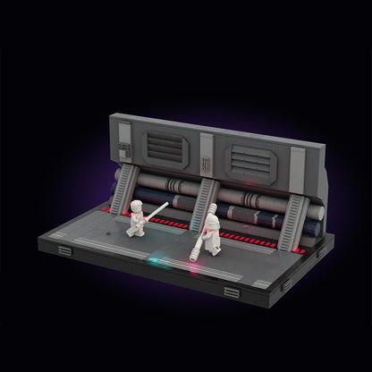 Goat Bricks Star Movie Fallen Order: Purge Trooper Duel Diorama Building Blocks Model