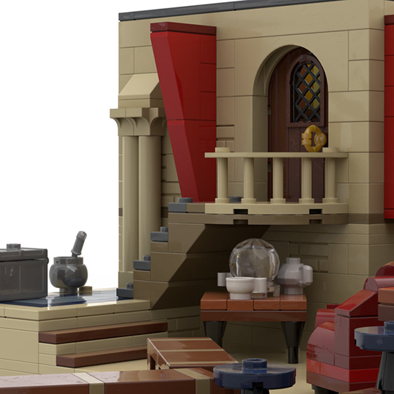 Goat Bricks Magical Movie Magical Divination Classroom Building Blocks Model