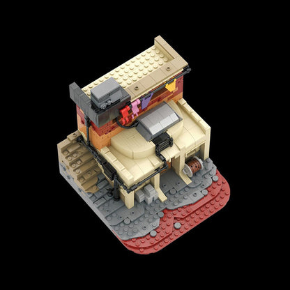 Goat Bricks Star Movie Andor - Streets of Ferrix - Workshop Building Blocks Model