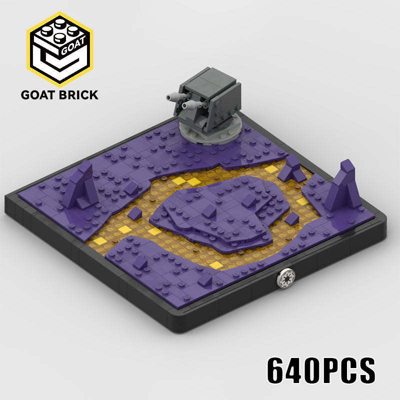 Goat Bricks Star Movie Lola Sayu Citadel Diorama (The Clone Wars) Building Blocks Model
