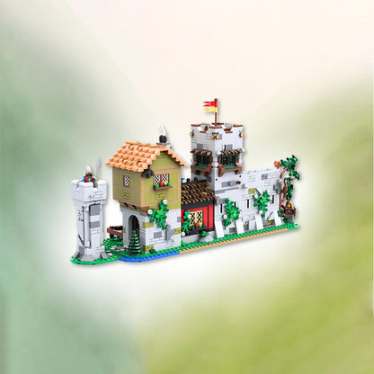 Goat Bricks Medieval Castle Medieval Town Square - Alternate Build Building Blocks Model
