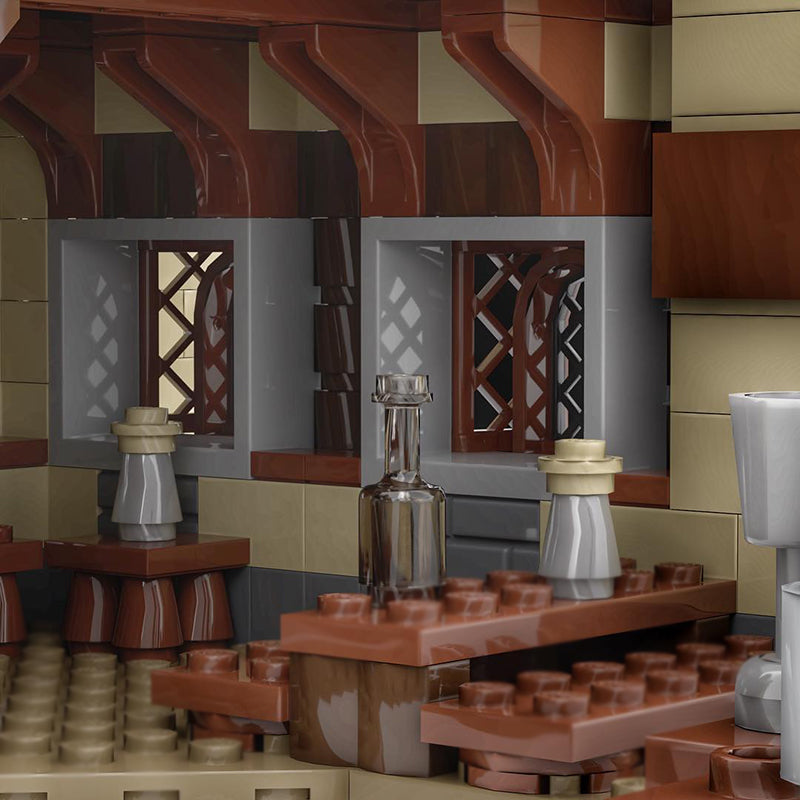 Goat Bricks The Prancing Pony Building Blocks Model