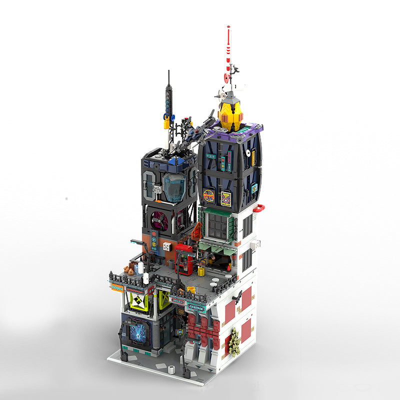 Goat Bricks Brickpunk City 2 Building Blocks Model