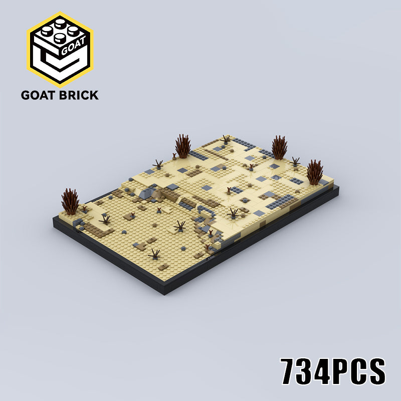 Goat Bricks Star Movie Scythe Arrival on Tatooine Building Blocks Model