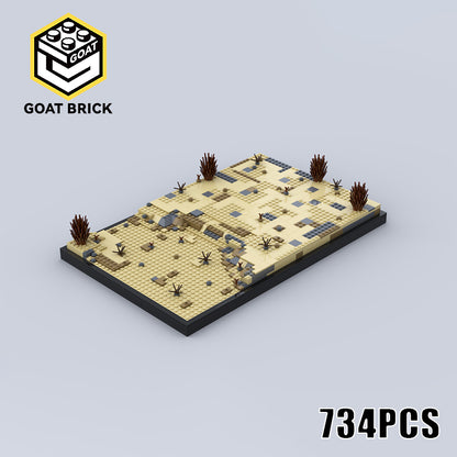 Goat Bricks Star Movie Scythe Arrival on Tatooine Building Blocks Model