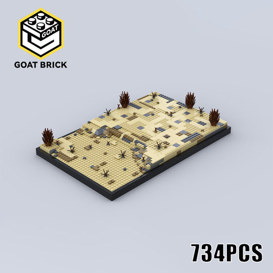 Goat Bricks Star Movie Scythe Arrival on Tatooine Building Blocks Model