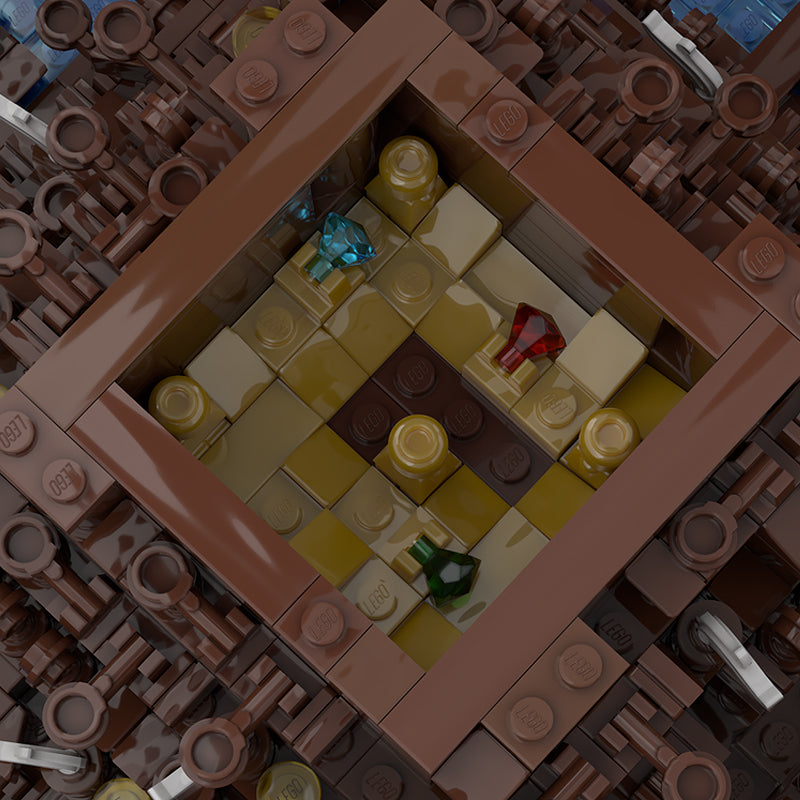 Goat Bricks Pirates of the Caribbean - Shipwreck Cove Building Blocks Model
