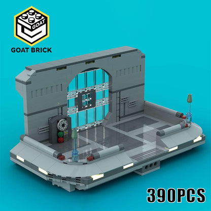 Goat Bricks Star Movie Kamino Entrance Building Blocks Model