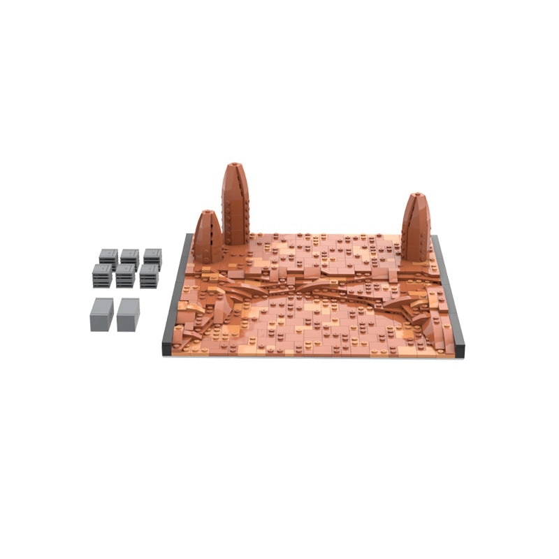 Goat Bricks Star Movie Geonosis Building Blocks Model