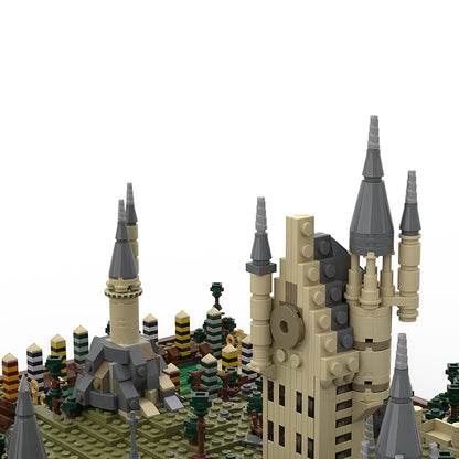 Goat Bricks Harry Potter Hogwarts Castle Epic Detailed Build Building Blocks Model