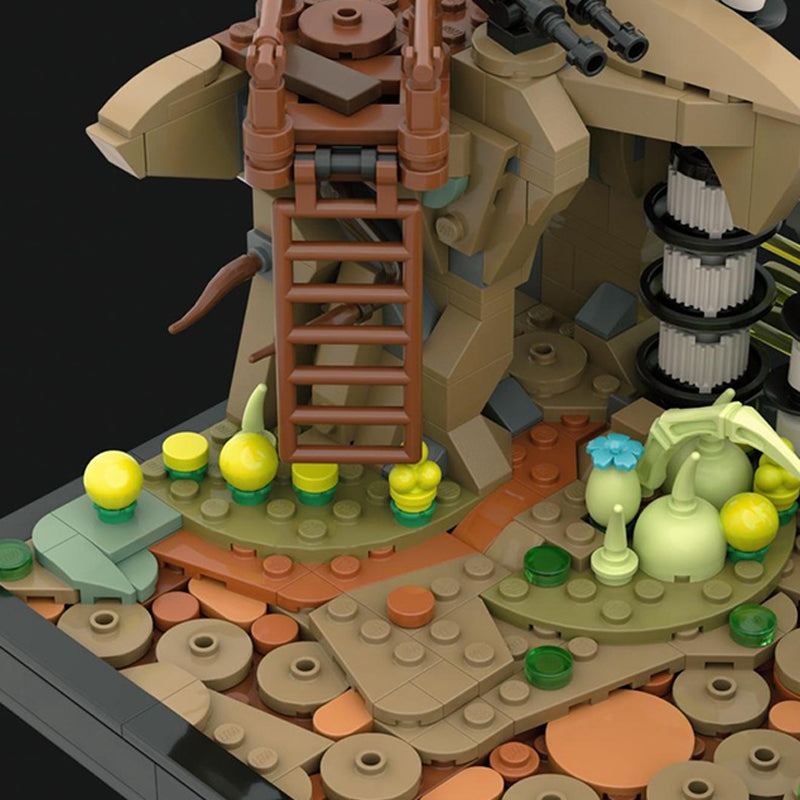Goat Bricks Star Movie Felucia Diorama - Order 66 Building Blocks Model