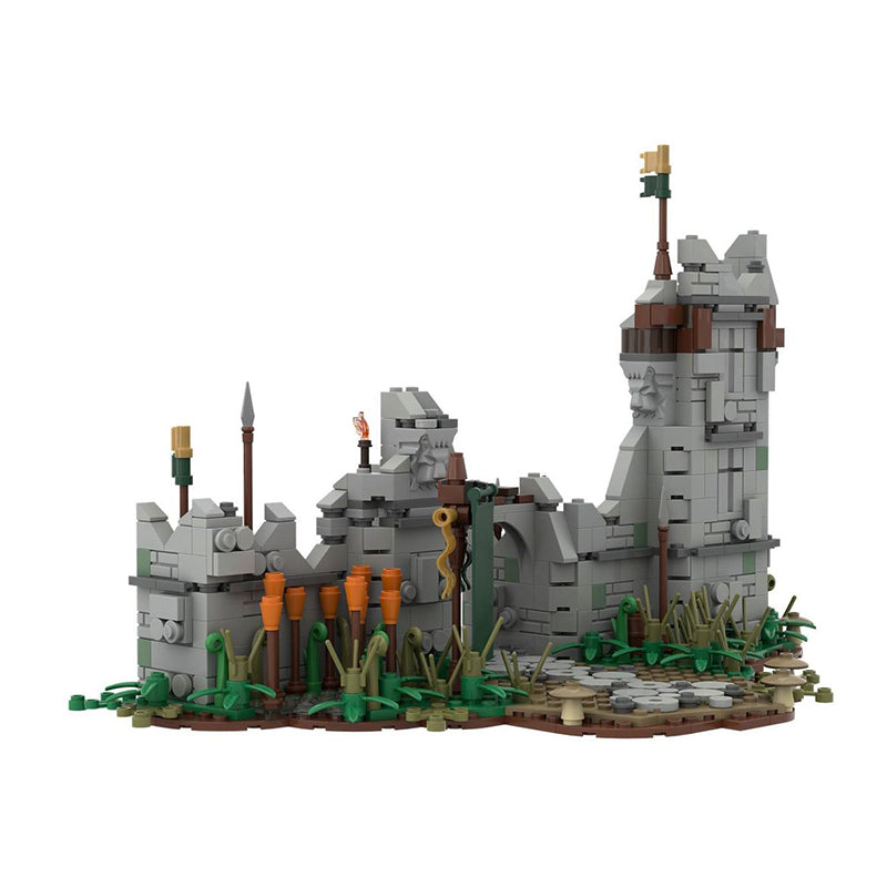 Goat Bricks Eomer's Hide Camp Building Blocks Model
