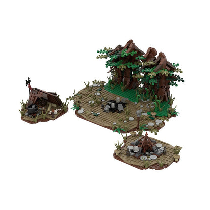 Goat Bricks Near Fangorn Building Blocks Model