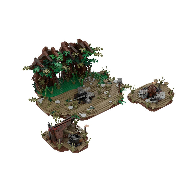 Goat Bricks Near Fangorn Building Blocks Model
