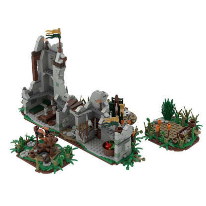 Goat Bricks Eomer's Hide Camp Building Blocks Model
