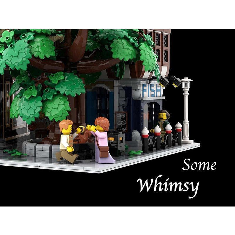 Goat Bricks Oak Corner (Modular) Building Blocks Model