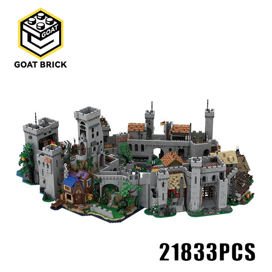 Goat Bricks Massive Castle Full Set of Instructions (all MOCS) Building Blocks Model